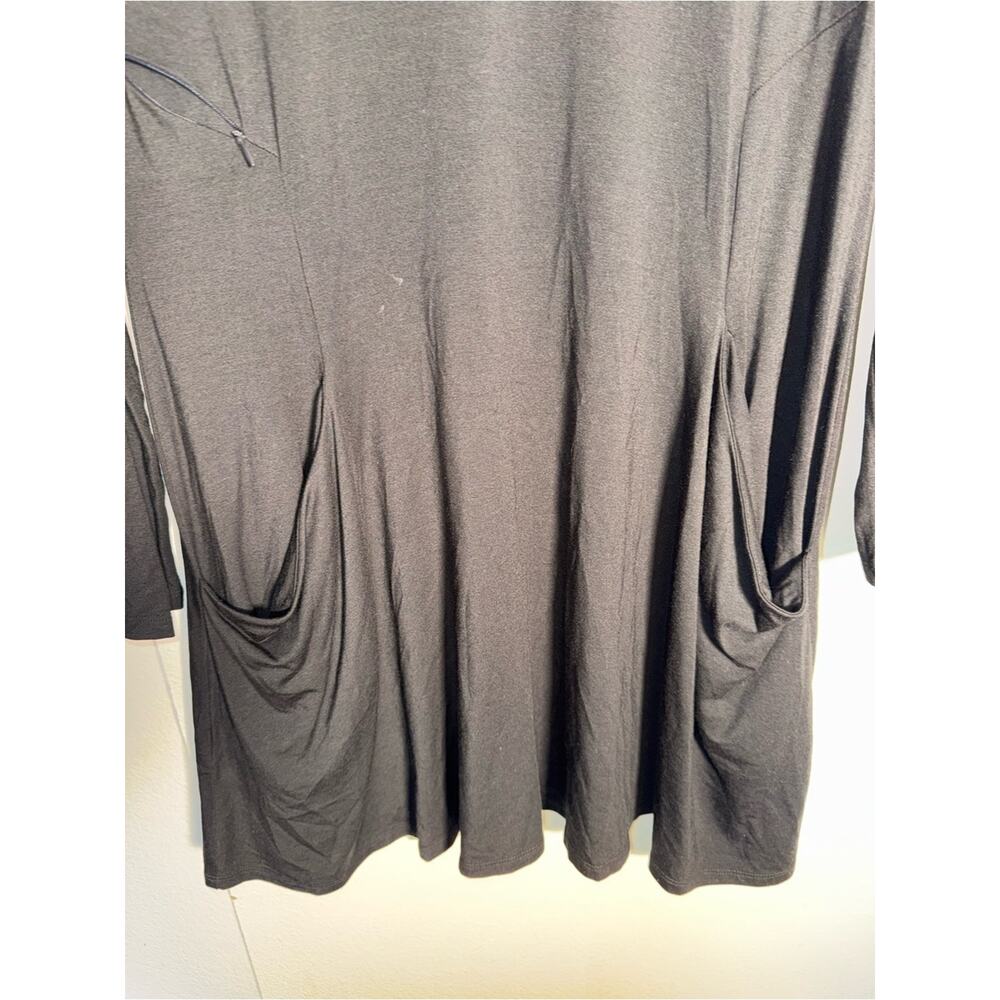 BETABRAND multi pocket comfy long sleeve cotton blend shirt dress S - Picture 3 of 5